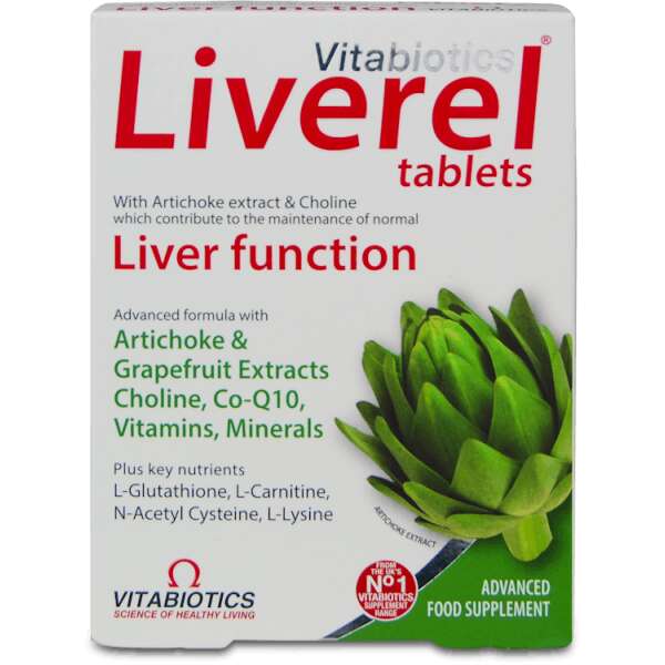 Vitabiotics Liverel 60 Tablets