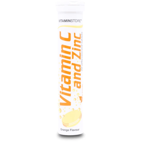 VitaminStore Effervescent Vitamin C & Zinc 20 Tablets
