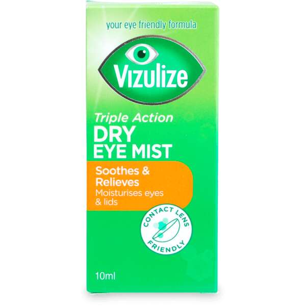 Vizulize Triple Action Dry Eye Mist 10ml