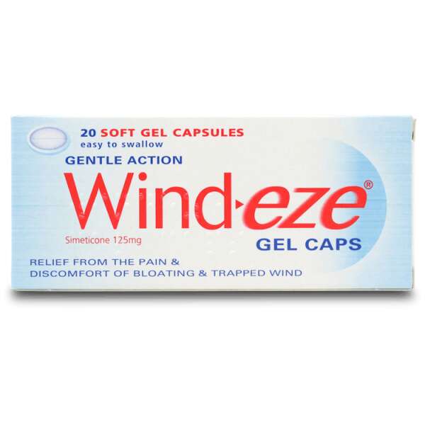 Wind-eze Gel Caps 20 Capsules