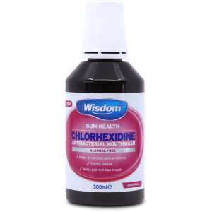 Wisdom Chlorhexidine Alcohol Free Antibacterial mouthwash 300ml Original (300ml)