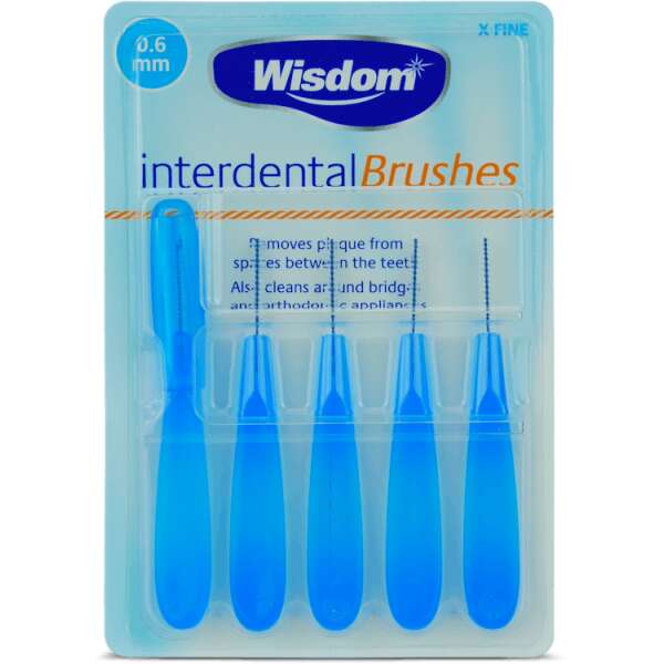 Wisdom Interdental Brushes 0.6mm 5 Pack