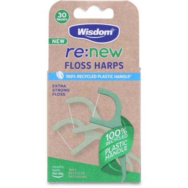 Wisdom Renew Floss Harps 30 pack