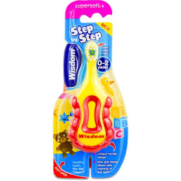 Wisdom Step By Step Super Soft Toothbrush (0-2 Years) 1 Pack