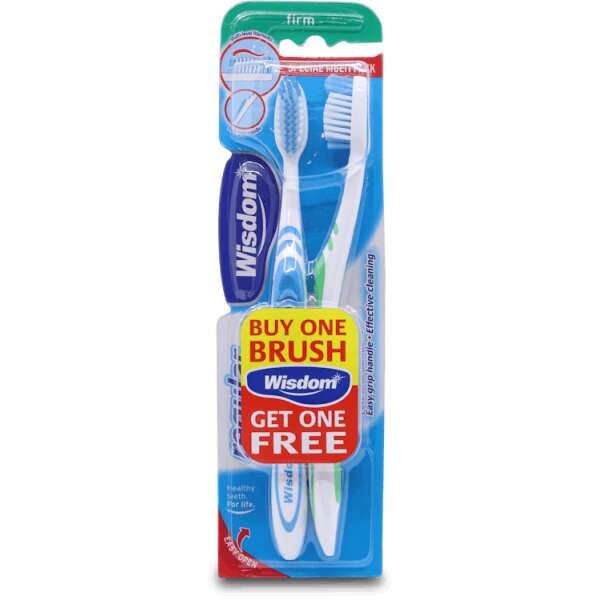 Wisdom Toothbrush Regular Firm 2 Pack