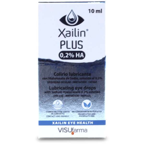 Xailin Plus 0.2% Ha Pf Eye Drops 10ml