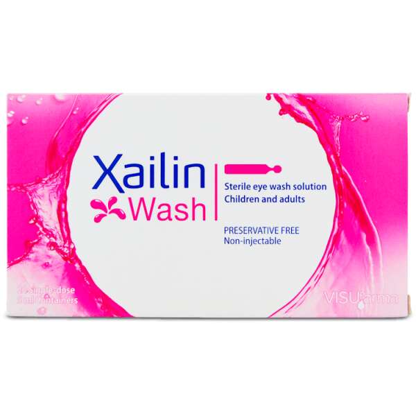 Xailin Sterile Eye Wash Solution 20 Doses