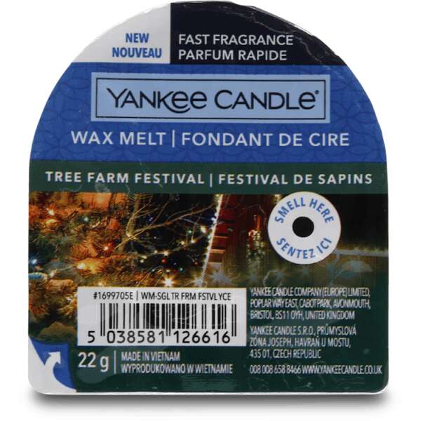 Yankee Candle Wax Melt Tree Farm Festival 22g